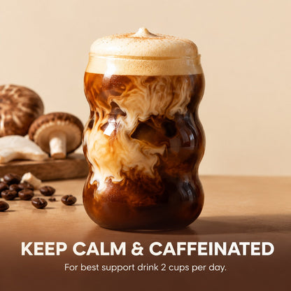 Mushroom Coffee, Dark Roast, Adaptogenic Blend, 30 Servings